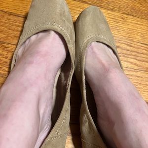 Well worn flats